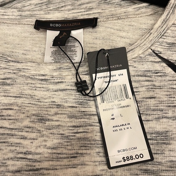 BCBG MaxAzria Gray Muscle Top - Picture 4 of 5